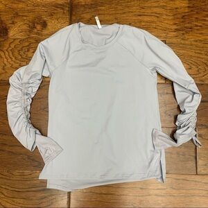 Fabletics ruched sleeve active‎ top